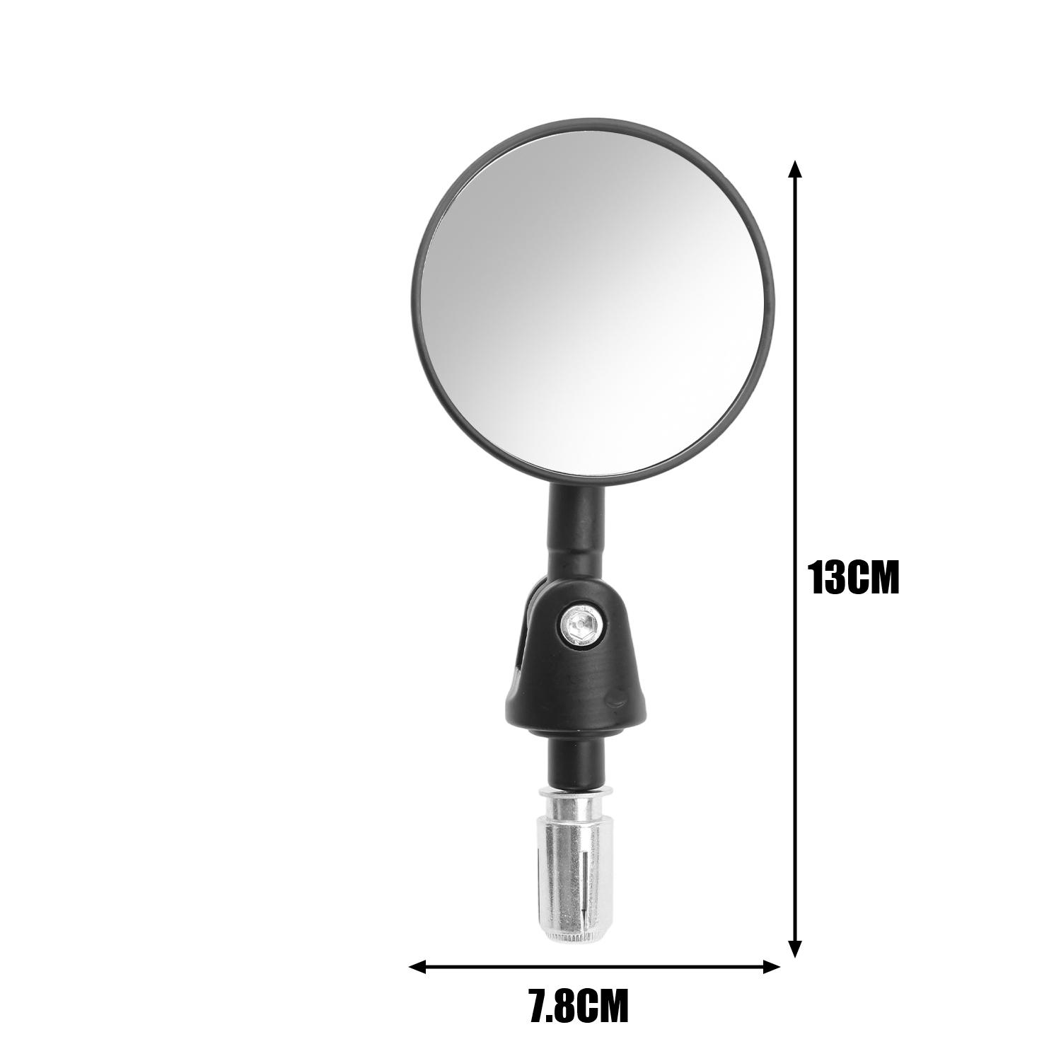 

Motorcycle Rear View Mirrors Round Aluminum Alloy Handle Bar End Foldable Motorbike Side for Cafe Racer New Universal