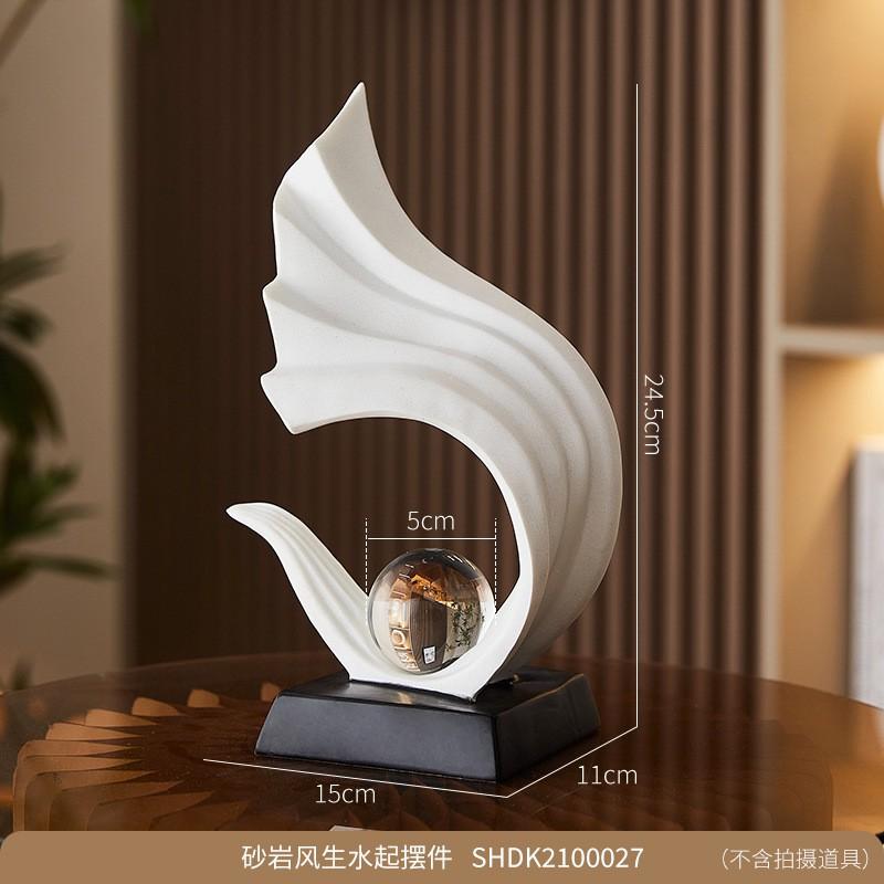 Modern Resin Decorative Sculpture Living Room Entryway TV Cabinet Office Desk Minimalist Luxury Home Decor