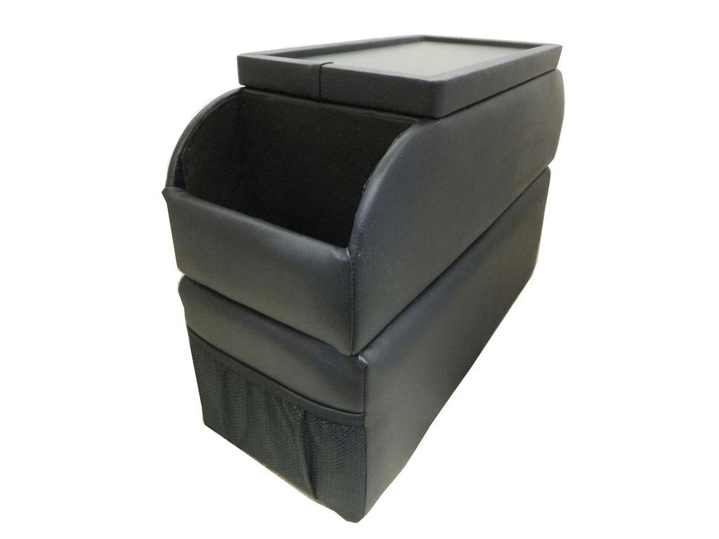 Ito Seisakusho Quality Console Armrest Console Box for Toyota Noah/Voxy, Black, QC-1