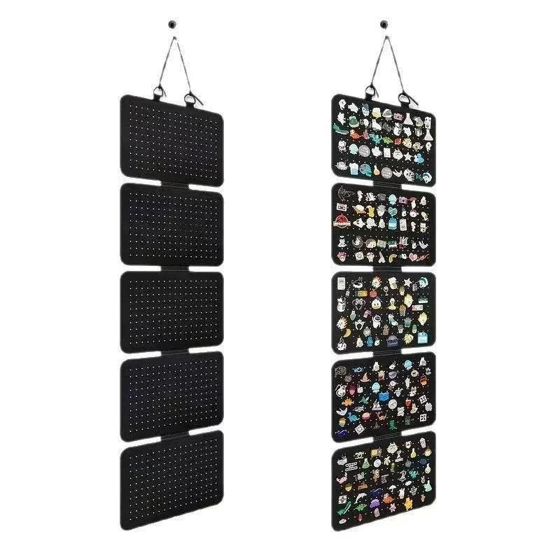 New DIY Hanging Enamel Lapel Pin Display Panels Felt Badge Button Brooch Storage Holder Jewelry Necklace Stand Earring Organizer
