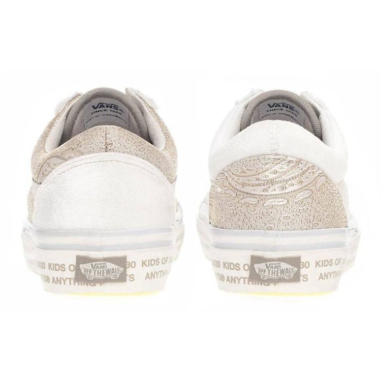 Vans Kids Of Immigrants X Old Skool 36 DX White Bandana Unisex Sneakers Marshmallow Multi-Color VN0A38G2AAR