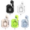 Transparent second-generation bluetooth headset crystal digital display space capsule wireless