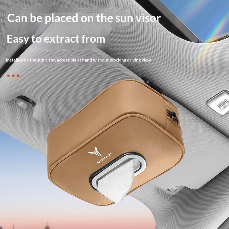 Fit For Voyah Free Dreamer Light Car Taishan Car Tissue Box Napkin Holder Seat Back Storage Bag Interior