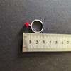 Zilveren ring met koraal, gewicht van het product 1,65 gr (2145585)