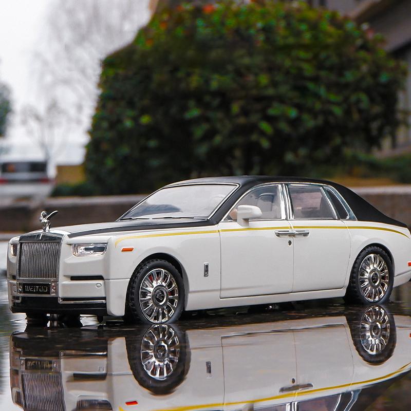 

1:20 моделей автомобилей Rolls-Royce Phantom Alloy Diecast &; Игрушечные транспортные средства Игрушечные машинки Детские игрушки для звука и света Детские подарки Игрушка для мальчиков