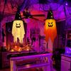 Halloween Decorations Flying Witch Hats Ghost Hanging LED Lights Bar Halloween Party Supplies Dress Up Glowing Wizard Ghost Lamp