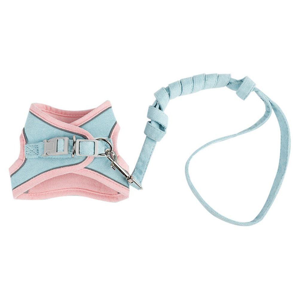 Anti Escape Pet Chest Strap Breathable Dog Leash Set Cat Supplies Cat Harness Vest  Puppy