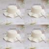 Wavy Edge Cute Straw Hat BJD Straw Hat Pet Hat Cotton Baby Hat Mini Hat Doll Hat Toy Hat Small Hat