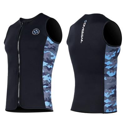 Men's 3mm Wetsuit Vest, Jersey Lined, Fleece-lined, for Surfing, SUP, Diving, Snorkeling, Size M