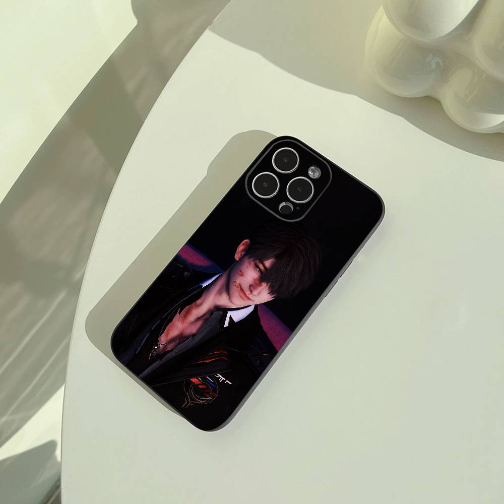 C-C-aleb-love-deep- s--space Phone Case For iPhone 17,16,15,14,13,12,11 Pro Max,16Plus,XS Soft Black Cover
