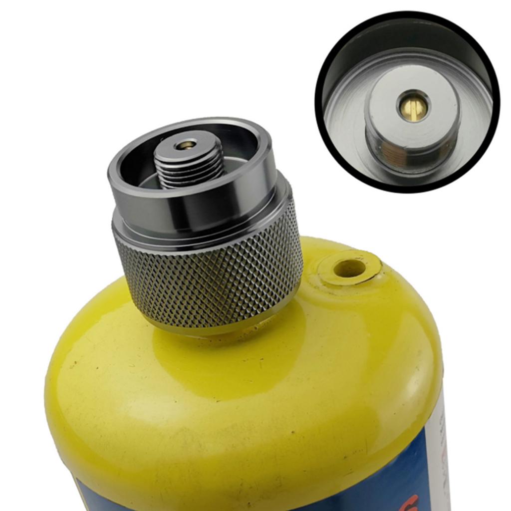 Propane Stove Tank Refill Adapter Burner Converter with Automatic Shut-off Gas