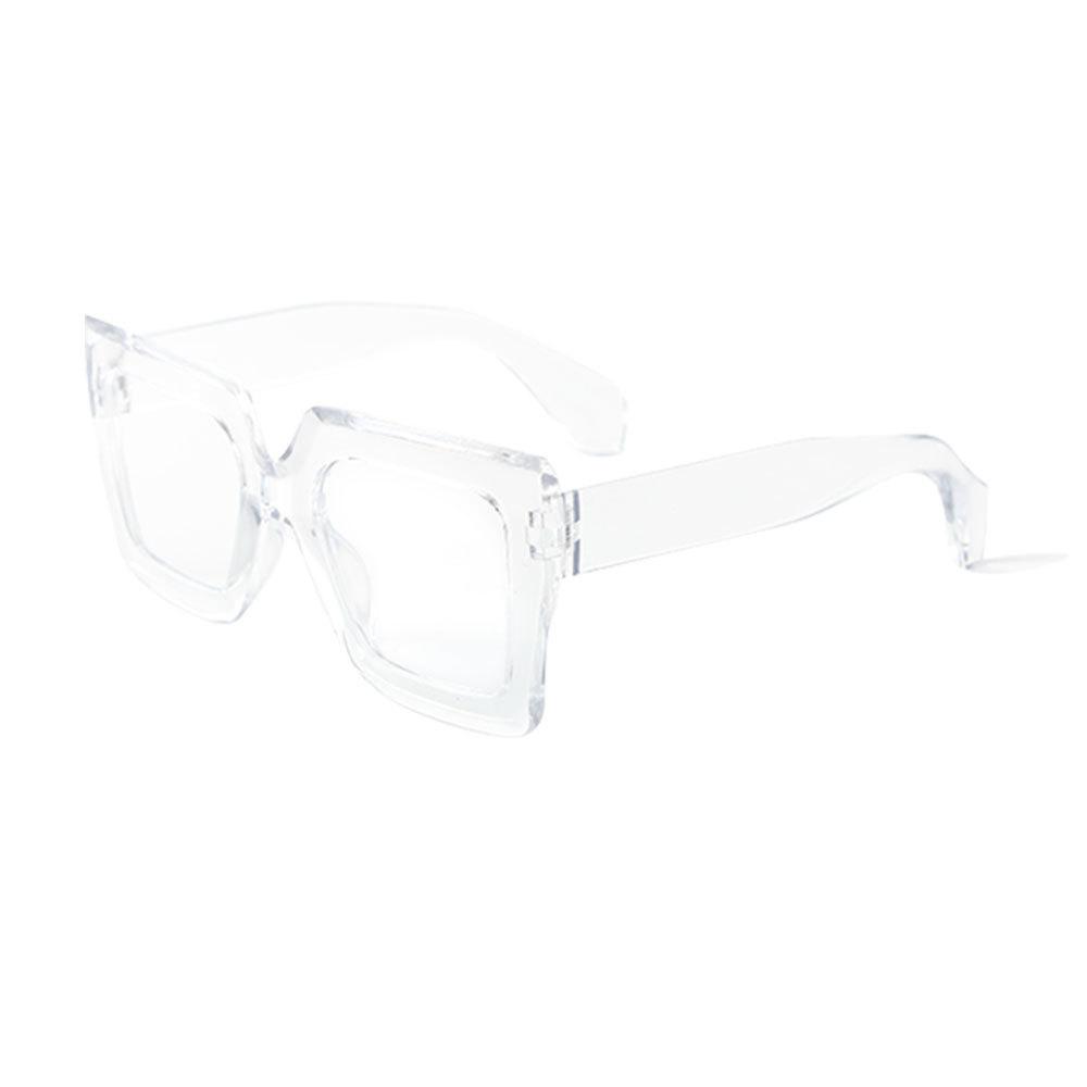 New Arrival Square Plain Glasses Pc Frame Women Men Rectangle Oval Eyewear Blocking Optical Spectacle Eyeglasses for Male Female