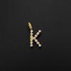 eManco Stainless Steel Style 26-Letter Pendant with Crystal Elements Suitable for Daily Wear Dating Social Fashion Jewelry
