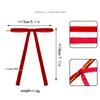 12Pcs Red Velvet Long Bow Christmas Tree Pendant Fireplace Wreath Accessory Christmas Home Festive Decorations