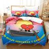Set Biancheria da Letto Popolare Bad Bunny Stampa 3D Un Verano Sin Ti Copripiumino Piumone Set Letto Regali Taglia USA Singolo Matrimoniale Queen King026