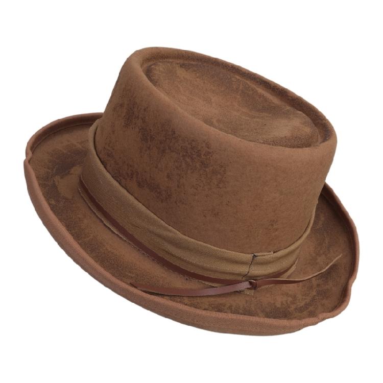 Unisex Wool Top Hat Masquerades Party Fedoras Hat RolePlaying Dress Up Costume Hat