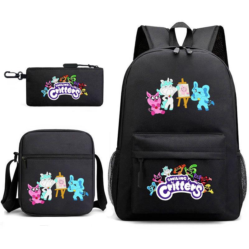 

Рюкзак «Звездное небо», рюкзак с улыбающимся животным, игра, повседневный рюкзак 17 inch backpack