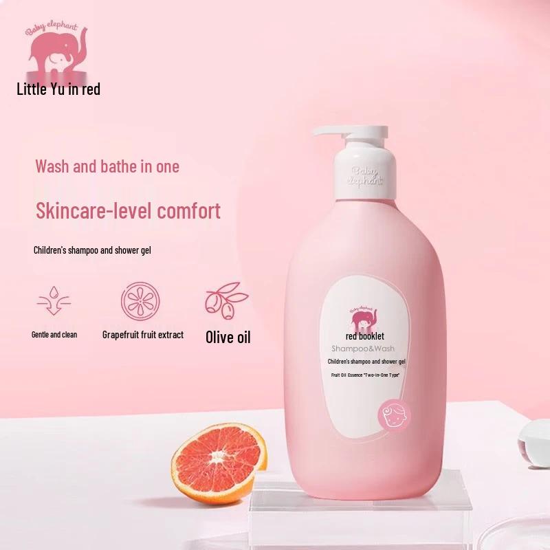 Little Red Elephant Kids 2-in-1 Shampoo & Body Wash