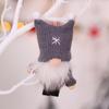 3 Pcs Nordic Mini Christmas Gnome Pendant Handmade Soft Faceless Rudolph Pendant Cute Elf Gnome Figurine New Year