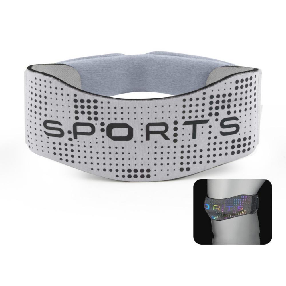Patella Protector Sports Patella Brace Non-Slip Knee Strap Knee Support Pad  Football серый