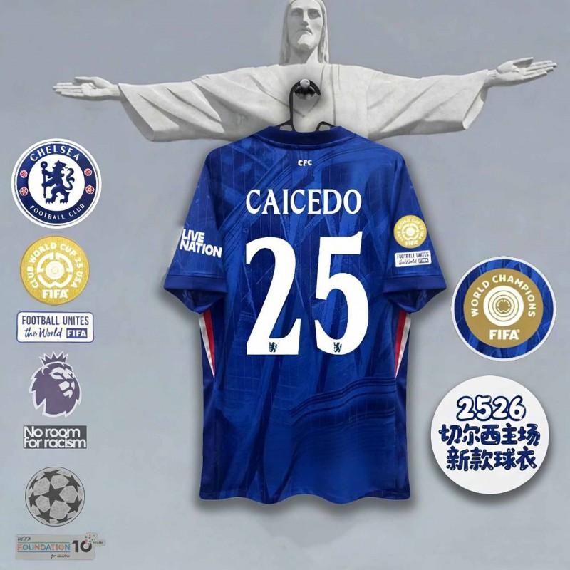 2025-2026 Chelsea Maglia Casa Trasferta Versione Fan Giocatore Enzo Palmer Coppa del Mondo per Club Maglia da Calcio