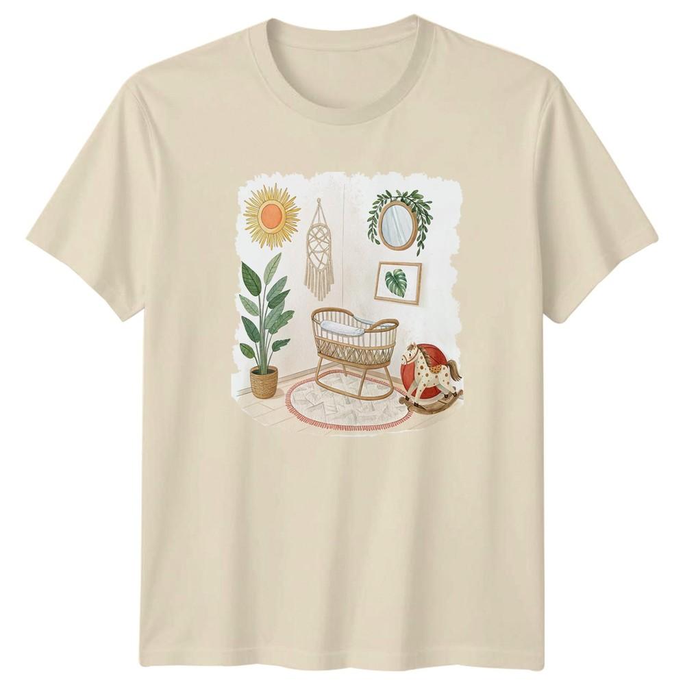 Nursery Decor Baby Room Unisex TShirt Watercolor Design Welcoming Baby Gift