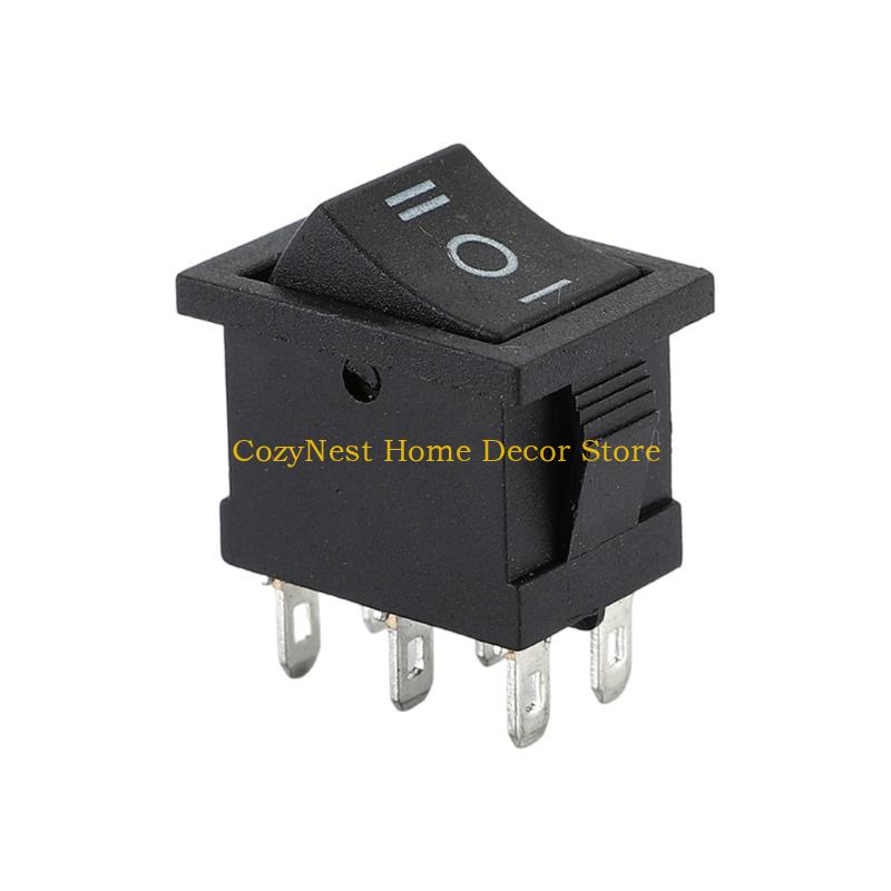 

92MF 1/4/10Pcs Rocker Switches Marine Boats Rocker Switches With Light 6 Pin Toggle Switches for Household Appliances