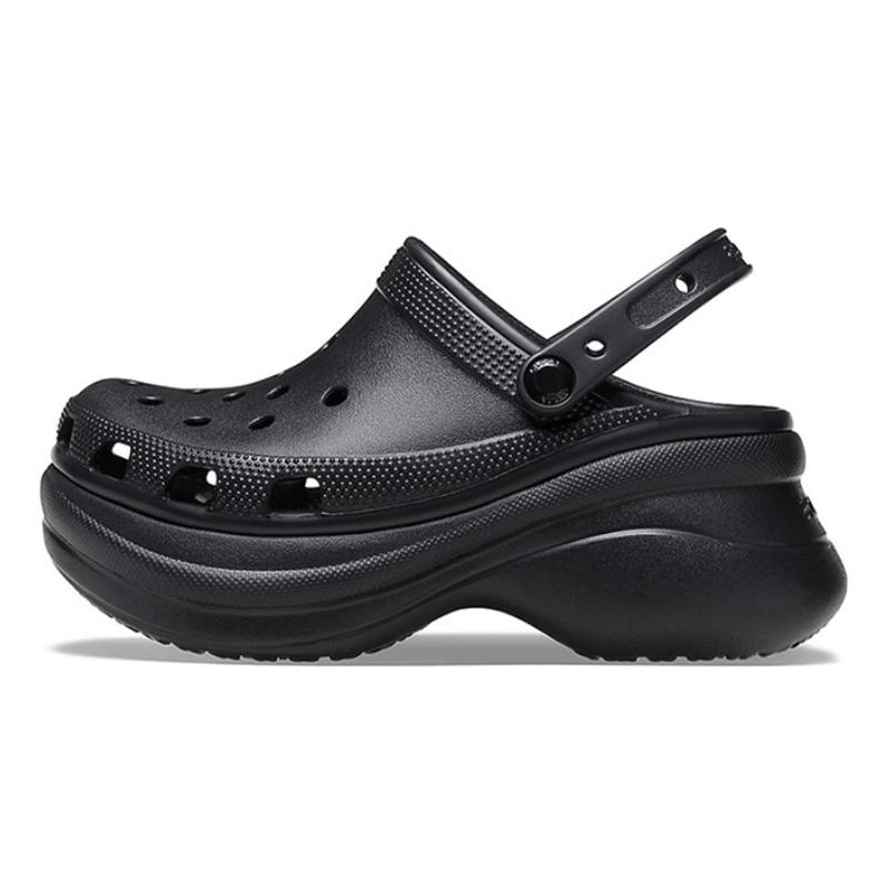 

Crocs Small Whale Retro Crocs Thick Sole Black Sandals Women s 39-40 чёрный