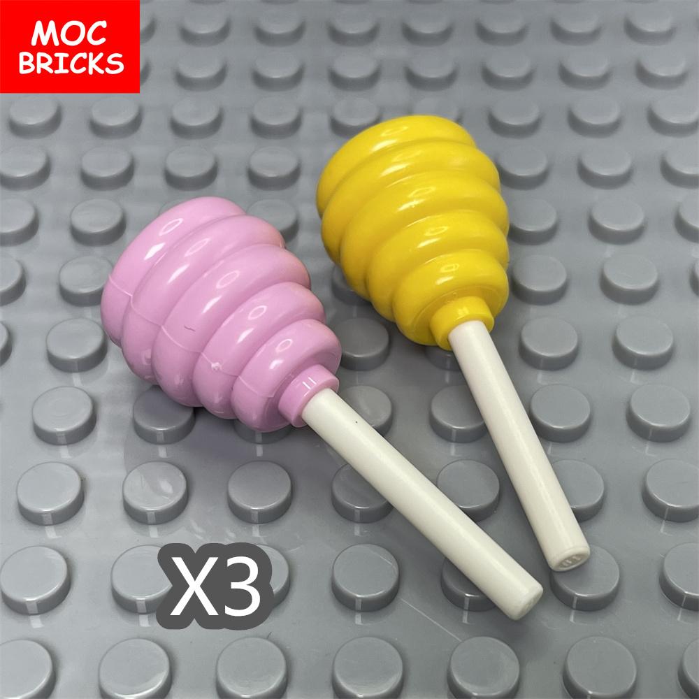 12pcs/lot MOC Bricks Cotton Candy Sugar Friends Building Mini Block Kits Model Toys Book City Girls Club Amusement Park