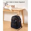 LOVEVOOK Laptop Backpack with Cute Pendant,17.3 Inch Travel Work Backpack Computer Laptop Bag with Large Cup Holder,Waterproof Nurse Teacher College