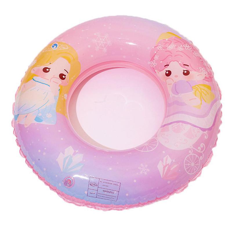 And Adults Children Thick Cartoon Girl Pattern Swimming Circle Toy Water