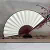 Silk Cloth Fans, Blank Folding Fans, , Custom Drawing and Calligraphy Fans, Men's Chinese Style, Ancient Style, Advertising, Calligraphy Fan, White
