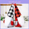 Adorable Christmas Decorations Electric Animated Doll With Red And Black Checkered Hat