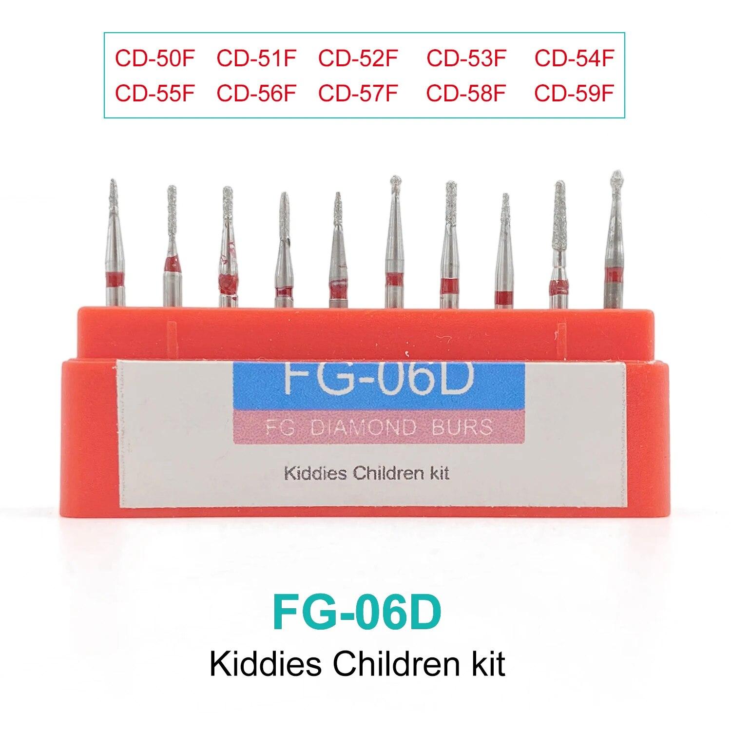 

Стоматологические алмазные боры TOMENTY, 10 шт./кор., высокоскоростные наконечники, стоматологические боры серии FG, 1,6 мм, материал для стоматологии FG-06D (10pcs)