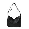 Korean Style Solid Color Crossbody Bag PU Leather Ladies Luxury Tote Bag  Korean Style