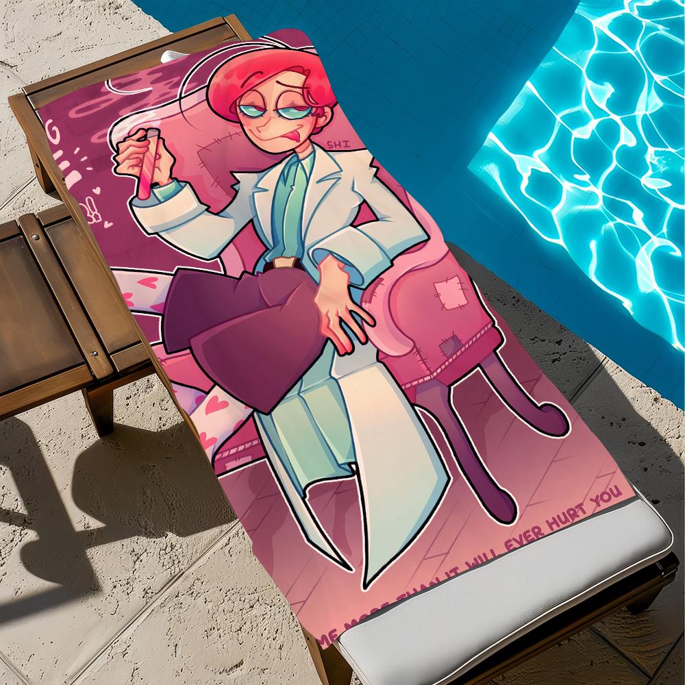 P-Psychocuties-s cute anime Towel Beach Quick Dry Soft Pool Towels Gift for Travel Gym Shower Camping sports