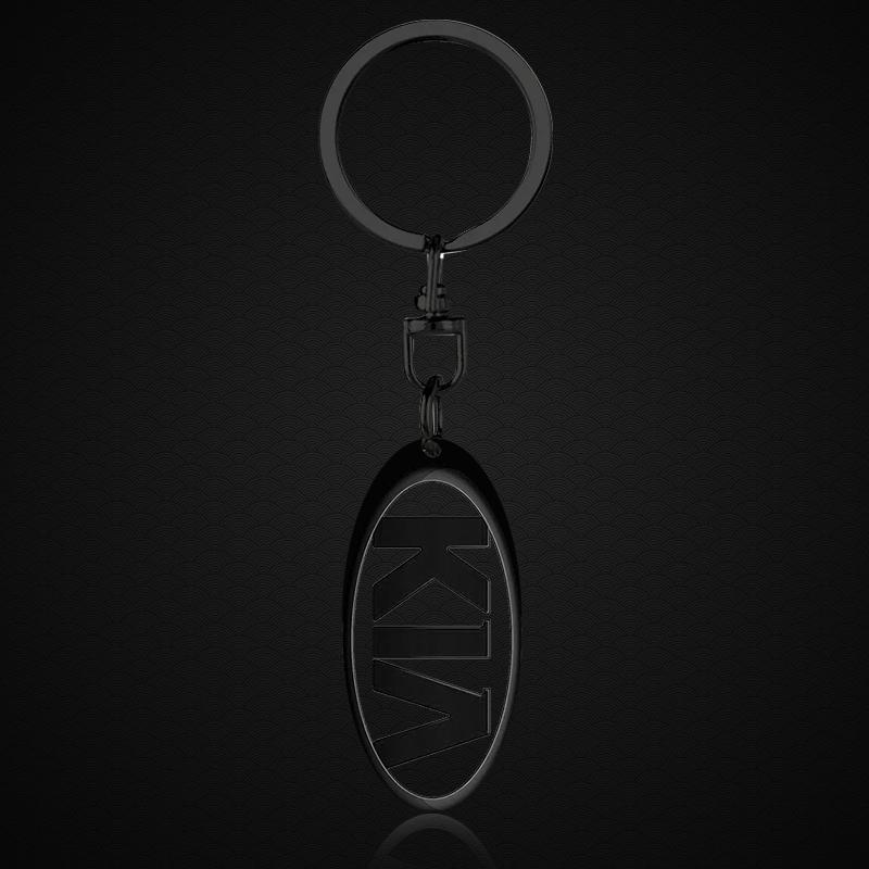 1Pcs 3D Metal Car Keychain Keyring Key Holder Couple Gifts Pendant For KIA Cerato Sportage R K2 K3 K5 K6 K7 K8 RIO 3 4 sorento picanto