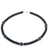 New Mens Short Necklace Natural Stone Healing Accessory Fashion Jewelry Gift For Him 8mm Onyx Obsidian Stone Neck Accessories