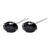 Black Zircon Diamond Stud Earrings with Four-Prong Set, S925 Silver Needle, Versatile Mini Rhinestone Jewelry for Women