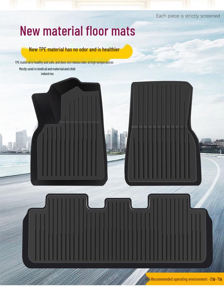 Tesla Model Y/3 Floor Mats & Model 3 Highland Trunk Mats - New Version