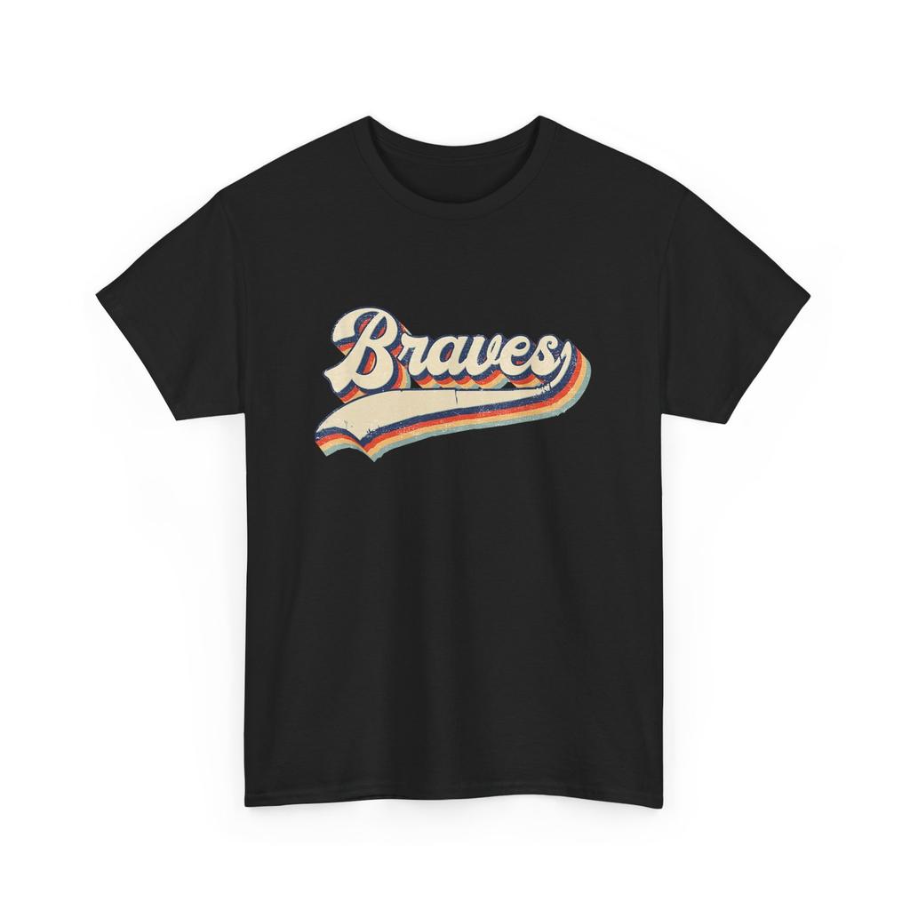 Braves Sportname Vintage Retro Geschenk Männer Frauen Mädchen Junge T-Shirt