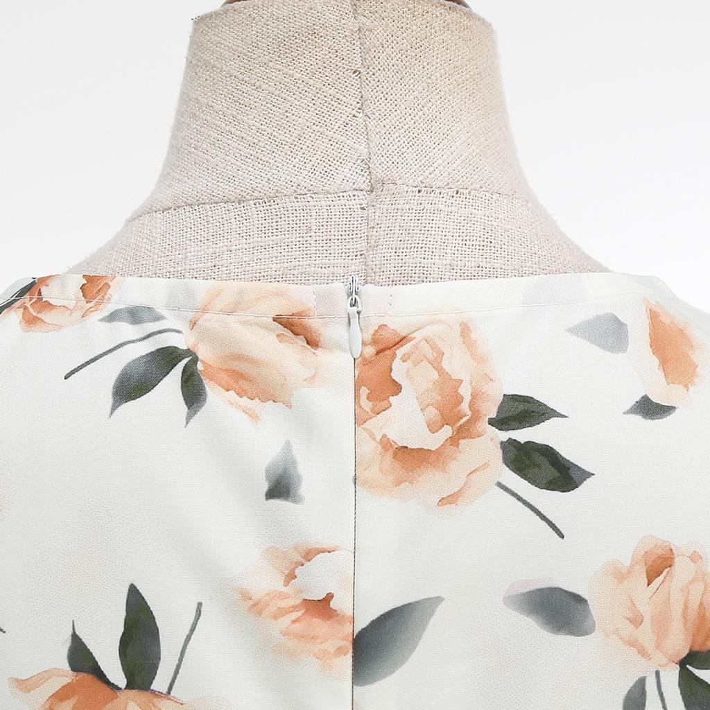 Women's Fashion Color Short Sleeve Dress