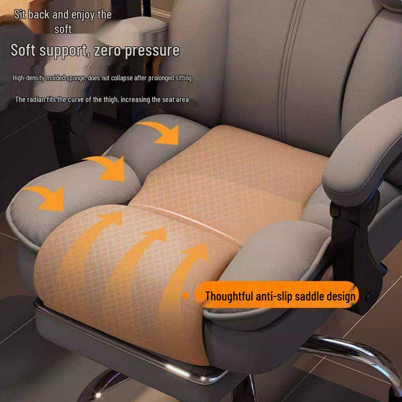 Ergonomic Reclining Office Chair - Adjustable for Long Sitting and Gaming
