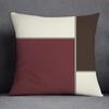 Dark Red Geometric Pattern Pillowcase Car Ornaments Office Living Room Home Pillowcase