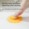 Sunflower Silicone Floor Drain Mat Anti-Clog Hair Catcher for Sink and Basin