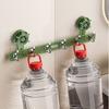 6 Hooks Rotating Suction Cup Rudder Hook Punch-Free Utensils Storage Row Hook  Kitchens