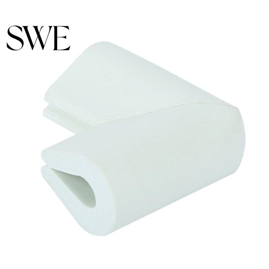 Desk Corner Protector Cover U-shape Safe NBR Rubber Edge Guard for Rectangular or Square End Table