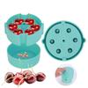 Cherry Pitter - Multiple Cherries Seed Remover Labor-Saving Push Down Cherry Pitter Tool Pit Remover