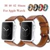Leather Watch Straps for Apple Watch Band 44mm 49mm 45mm 42mm 40mm 41mm 38mm Sport Bracelet iWatch Series Ultra 9-8-7-6-5-4-3-SE