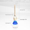 Luxury Car Aromatherapy Pendant - Round Wooden Beads for Long-Lasting Fragrance & Odor Removal